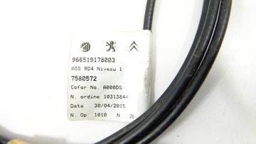 CITROEN DS3 INSTALACE SVAZEK ANTÉNY 9665191780