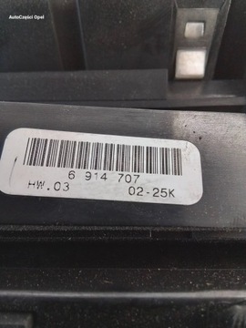 BMW 3 E46 PANEL VENTILACE KLIMATIZACE STŘECHA POPELNÍK 6914707