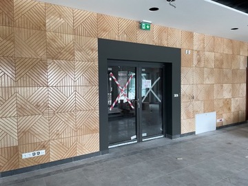 Rombis- panel ścienny drewniany 3D Czarny-Prawy