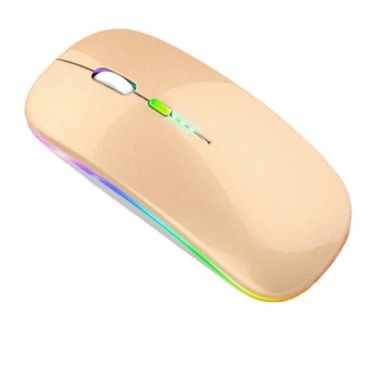 Новая беспроводная Bluetooth-мышь с перезаряжаемой USB-мышью RGB для вашего компьютера