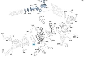 Mercedes-Benz OE A 651 142 24 80 uszczelnienie, Sensor agr | thumb 4