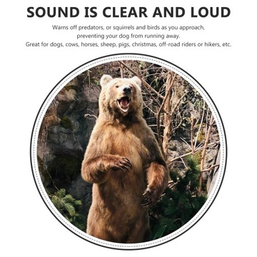 Маленькие колокольчики, издающие звуки домашних животных, которые водят медведя.