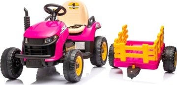 ТРАКТОР ДЛЯ ДЕТСКОГО АККУМУЛЯТОРА 12В 2х45ВТ ПРИЦЕП ДИСТАНЦИОННЫЙ