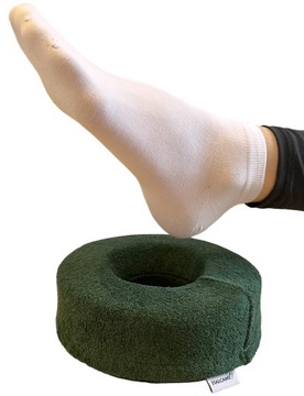 KRĄŻEK poduszka przeciwodleżynowa Z OTWOREM przeciw odleżynom 6X20CM ZIELEŃ