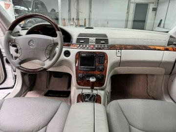 Mercedes Klasa S W220 2001 Mercedes S 600 LONG Biały W12 365KM Gotowy do, zdjęcie 33