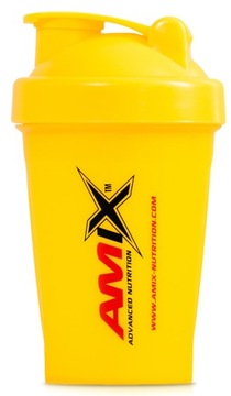 МИНИ-ШЕЙКЕР БЕЛКОВЫЙ КОКТЕЙЛЬ Amix 400мл 6 ЦВЕТОВ, ЖЕЛТЫЙ, ПЛОТНЫЙ!