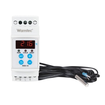 Sterownik Regulator temperatury termostat wyświetlacz Warmtec RSD-10