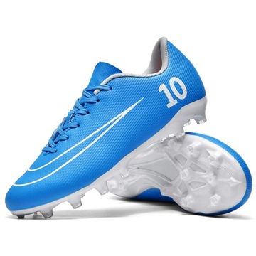 43 BUTY PIŁKARSKIE SPORTOWE LANKI KORKI 10 ORLIK MURAWA UNISEX NIEBIESKIE