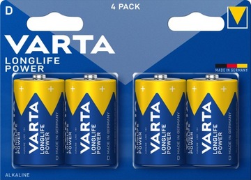 4x varta longlife power LR20 blister