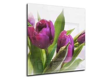 lacobel hartowany grafika panel 60x70 tulipan
