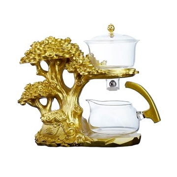 Zestaw do herbaty Kungfu Money Tree Drip Obrotowy przezroczysty zestaw do h