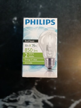 Żarówka E27 Halogen ECO 53W=70W MADE IN POLAND