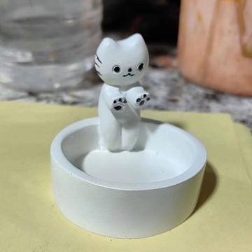 Столб подсвечник украшение стола подарки смола свеча