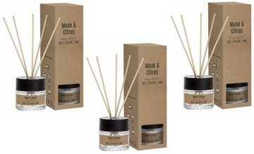 BISPOL patyczki Musk & Citrus 50ml x 3