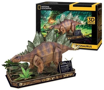 National Geographic Puzzle 3D Stegosaurus PROMO