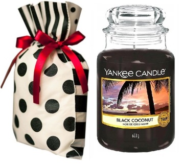 YANKEE CANDLE Black Coconut ŚWIECA KOKOS PREZENT