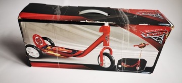 Самокат трехколесный C893050 Disney Cars Белый, Красный