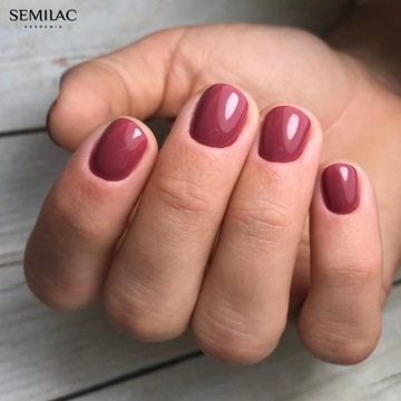 SEMILAC 400 Ржаво-красный УФ-светодиодный гибридный лак 7 мл