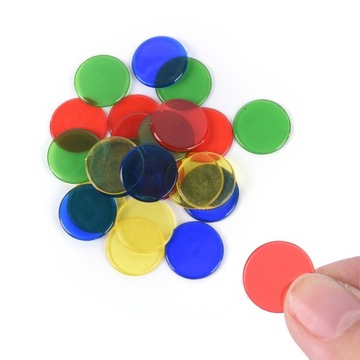 50 sztuk 1.5cm PRO Count Bingo Chips markery do ka