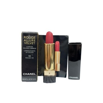 Chanel Rouge Allure Velvet Pomadka 58 Rouge Vie