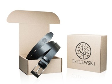 РЕМЕНЬ КОЖАНЫЙ МУЖСКОЙ ДЛЯ БРЮК BETLEWSKI XXL 125