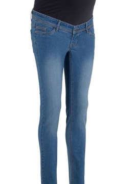 SPODNIE JEANSOWE CIĄŻOWE L/XL WYGODNE DOPASOWANE