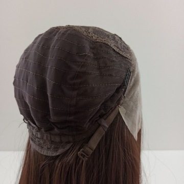 Парик LACE FRONT коричневый волны 40/80см + шапочка БЕСПЛАТНО