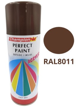 BRĄZOWA farba SPRAY aerozol 400ml RAL8011