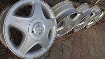 4× DISK HLINÍK OPEL OE 6.0" X 15" 5X110 ET 49