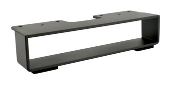 Noga meblowa stopka do łóżka płoza okienna CZARNY MAT loft 225x70mm SL023