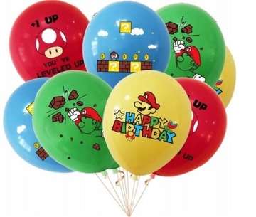 BALONY ZESTAW SUPER MARIO