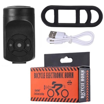 ЭЛЕКТРОННЫЙ ВЕЛОСИПЕДНЫЙ ЗВОНОК + ВЕЛОСИПЕД СИГНАЛИЗАЦИЯ, РУЛЬ, СИГНАЛ 120 дБ