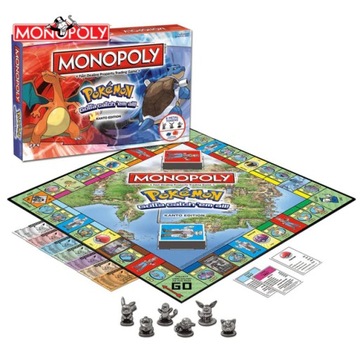 MONOPOLY POKEMON gra PLANSZOWA EDYCJA SPECJALNA