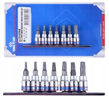 KLUCZE NASADKI IMBUSY TORX T10-T40 KING TONY 2107P