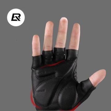 ROCKBROS КОРОТКИЕ НЕСКОЛЬЗЯЩИЕ ВЕЛОСИПЕДНЫЕ ПЕРЧАТКИ БЕЗ ПАЛЬЦЕВ ДЛЯ ВЕЛОСИПЕДА L