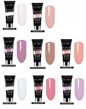 ACRYL GEL 30мл La'Kier гибкий гель-пудра + кисть