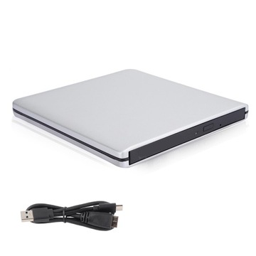 USB 3.0 Zewnętrzny napęd DVD CD?RW Burner Slim, przenośny sterownik do netbooka