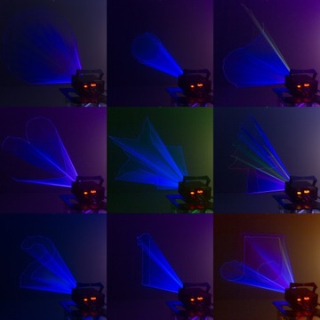 Профессиональный лазер для вечеринок Corvus RGB Beamz DMX