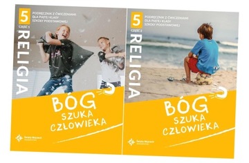 BÓG SZUKA CZŁOWIEKA 5 PODRĘCZNIK Z ĆW. CZĘŚĆ 1 + 2