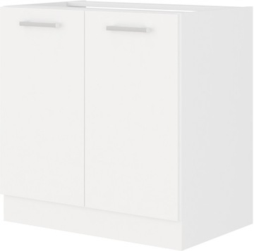 Szafka kuchenna 80 pod zlewozmywak zlew. Biała Mat