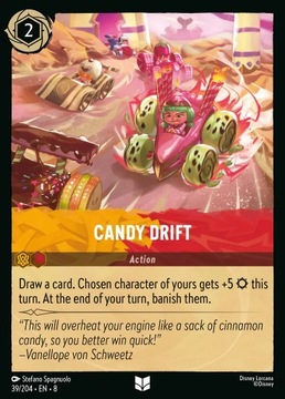 DISNEY LORCANA Candy Drift 8JAF #039
