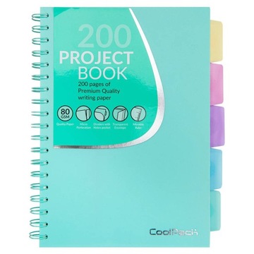 БЛОКНОТ COOLPACK PASTEL CIRCLE ПП А4 МЯТНЫЙ