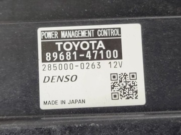 8968147100 TOYOTA PRIUS (XW30) 2012 ŘÍZENÍ
