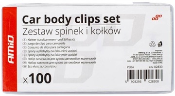 Запонки, зажимы, автомобильные булавки, микс, 100 шт.