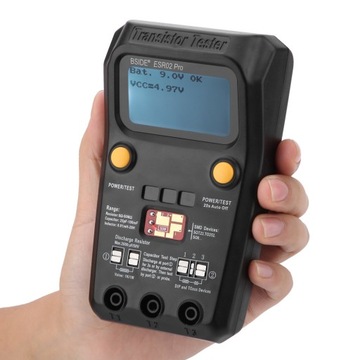 BSIDE ESR02 MIER PRO ЦИФРОВОЙ ТЕСТОР ТРАНЗИСТОРОВ