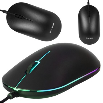 MYSZ MYSZKA GAMINGOWA PRZEWODOWA OPTYCZNA LED RGB 1000 DPI USB