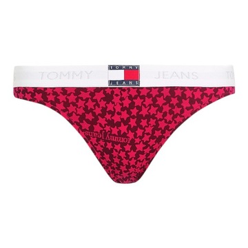 TOMMY HILFIGER STRINGI DAMSKIE MAJTKI 1P THONG RÓŻOWE r.M