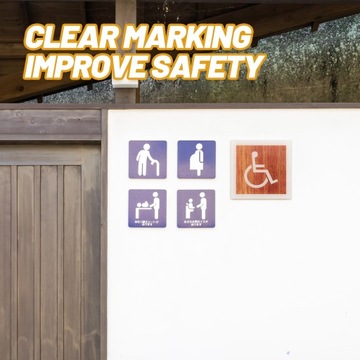 Дверной знак для инвалидов для инвалидов-колясочников