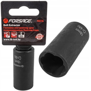 NASADKA DO OBROBIONYCH USZKODZONYCH ŚRUB 1/2” 18MM