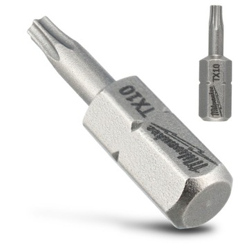 Bit Wkrętarki TORX 10 25 mm Końcówka Magnetyczna Grot Wiertarki Nierdzewny